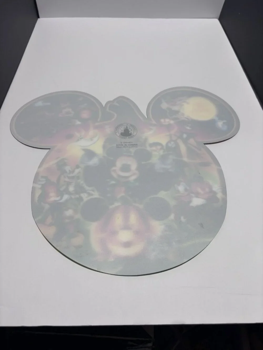 3 Vintage Disney Mickey Halloween Lenticular 3D Holographic Vinyl Placemats.